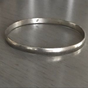 Vintage MEXICO Sterling Silver Bangle Bracelet